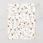 Blumenberatung für die Braut | BRAUTPARTY Hinweiskarte (Rückseite)