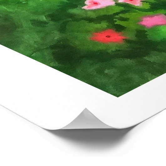 Blumenberg Poster (Ecke)