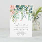 Blumenbestätigung Einladung (Stehend Vorderseite)