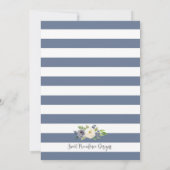 Blumenbestätigung Einladung (Rückseite)