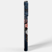 Blumenbestickung Denim Look Case-Mate iPhone Hülle (Rückseite / Rechts)