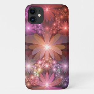 Blumenbett Farbige Glänzende Abstrakte Fraktal Kun Case-Mate iPhone Hülle