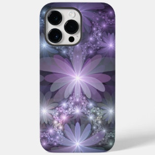 Blumenbett-Trendige glänzende abstrakte Fraktalkun Case-Mate iPhone 14 Pro Max Hülle