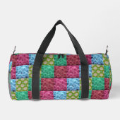 Blumenbettdecken-Design Duffle Bag (Rückseite)