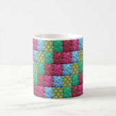 Blumenbettdecken-Design Kaffeetasse (Mittel)