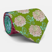Blumenbettdecken-Design Krawatte (Gerollt)
