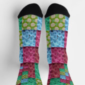 Blumenbettdecken-Design Socken (Oben)
