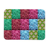 Blumenbettmuster Magnet (Horizontal)
