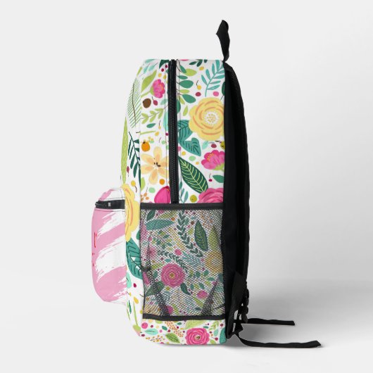 Blumenbeutel Bedruckter Rucksack (Rechts)