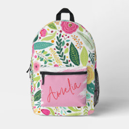 Blumenbeutel Bedruckter Rucksack