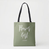 Blumenbeutel Grüne Hochzeitstorte Tasche (Vorderseite)