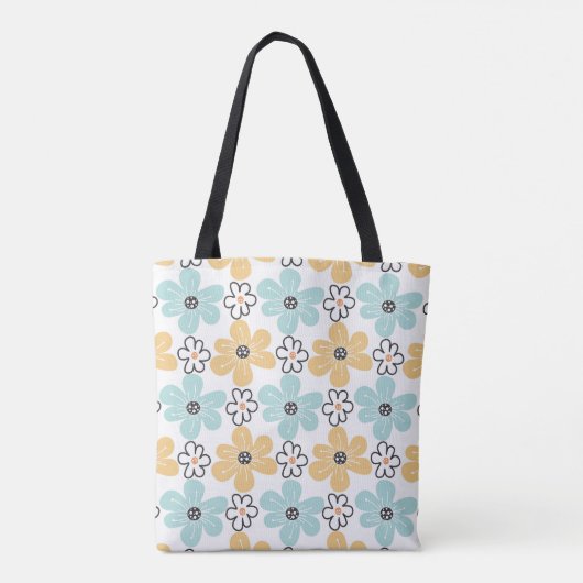 Blumenbeutel, Niedliche Daisy-Tasche, farbenfrohe Tasche (Rückseite)
