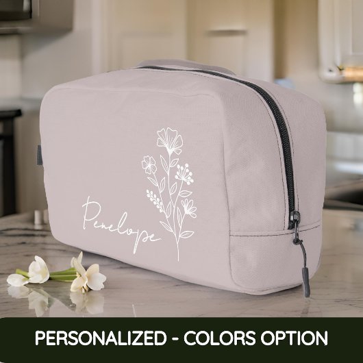 Blumenbeutel, Schminkensack, Sondergeschenk Waschbeutel