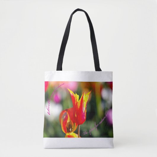 Blumenbeutel Tasche (Vorderseite)