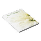 Blumenbeweis von der Psychologin Note Pad Notizblock (angewinkelt)