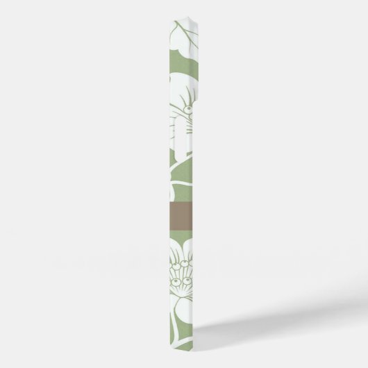 Blumenbezeichnung grün und braun und Anfangsbezeic Case-Mate iPhone Hülle (Rückseite / Rechts)