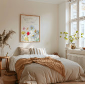 Blumenbezeichnungen 3 Plakatdruck Poster