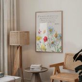 Blumenbezeichnungen 3 Plakatdruck Poster