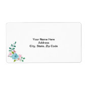 Blumenbezeichnungen der blauen Blume (Vorne)