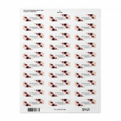 Blumenbezug Personalisierte Rücksendeadressen-Aufk (Vorne)