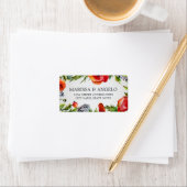 Blumenbezugstafel Adressaufkleber (Insitu)