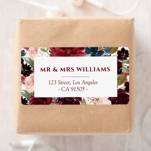 Blumenbezugstafel für Navy burgundy (Insitu)