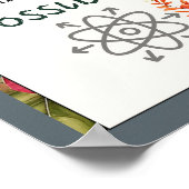 Blumenbibel Verse mit Gott Alle Dinge sind - Poster (Ecke)