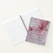 Blumenbibel Verse Spiral Notebook Notizblock (Innenseite)