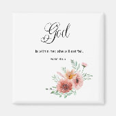 Blumenbibelverse Magnet (Vorne)