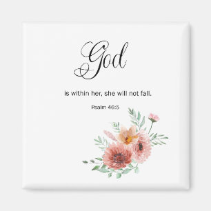Blumenbibelverse Magnet