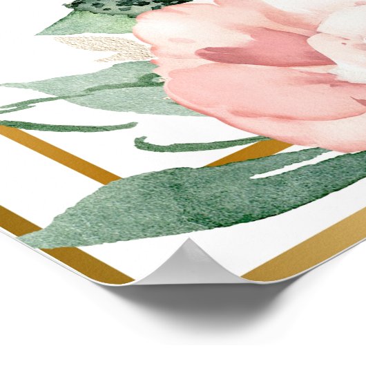 Blumenbibelverse Poster (Ecke)