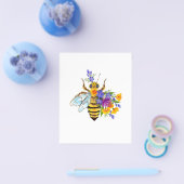 Blumenbiene mit Wildpflanzen Flyer (Einzeln)