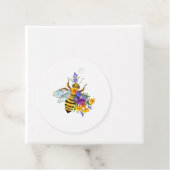 Blumenbiene mit Wildpflanzen Geschenkanhänger (Beispiel)