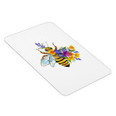 Blumenbiene mit Wildpflanzen Magnet (Rechte Seite)