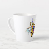 Blumenbiene mit Wildpflanzen Milchtasse (Linke Ecke)