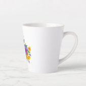 Blumenbiene mit Wildpflanzen Milchtasse (Rechts)