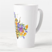 Blumenbiene mit Wildpflanzen Milchtasse (Rechte Ecke)