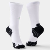 Blumenbiene mit Wildpflanzen Socken (Gewinkelt)