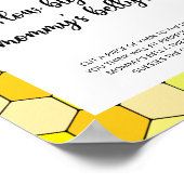 Blumenbiene wie groß ist das Bauchhoster der Mama Poster (Ecke)