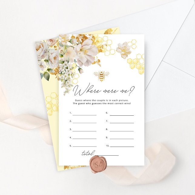 Blumenbiene Wo waren wir Brautparty (Von Creator hochgeladen)