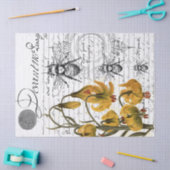 Blumenbienen-Collage Seidenpapier (Basteln)