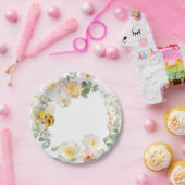 Blumenbienen-Party-Teller Pappteller (Party)