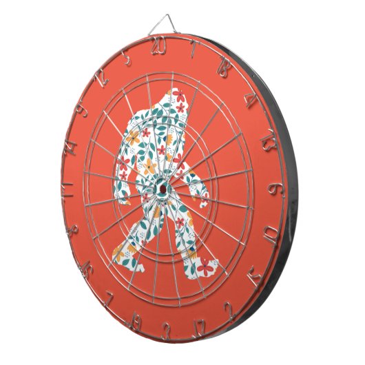 BLUMENBIGFOOT DARTSCHEIBE (Vorderseite rechts)