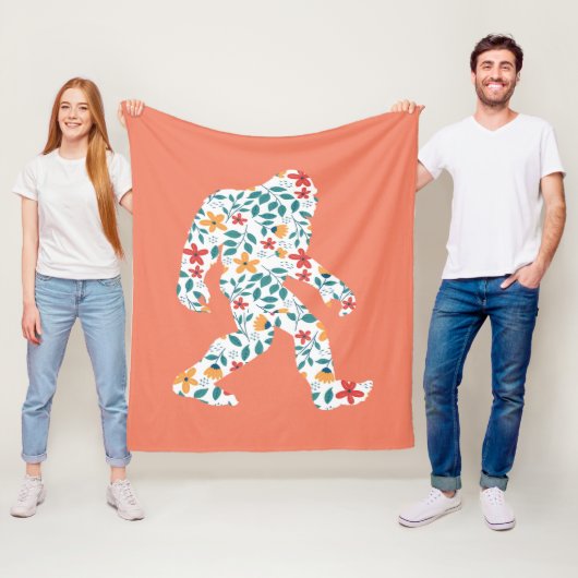 BLUMENBIGFOOT FLEECEDECKE (Beispiel)