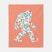 BLUMENBIGFOOT FLEECEDECKE (Vorderseite)