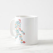 BLUMENBIGFOOT KAFFEETASSE (Vorderseite Links)