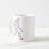 BLUMENBIGFOOT KAFFEETASSE (Vorderseite Links)