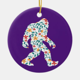 BLUMENBIGFOOT        KERAMIK ORNAMENT