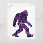 BLUMENBIGFOOT POSTKARTE (Vorne/Hinten)