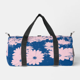 Blumenbild auf Duffle Bag